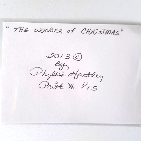 2013 Phyllis Hartley ACEO Mini Print # 1/15 - Picture 3 of 5